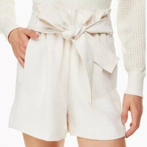Aritzia Wilfred Tie Front High Waisted Shorts, Size 10